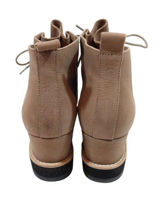 EILEEN FISHER Capa Nubuck Leather Lace Up Wedge Boots Size 9 B Tan - Picture 5 of 10